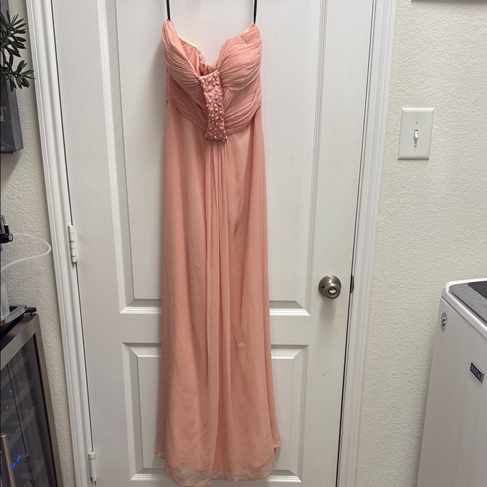 Elegant Pink Evening Gown